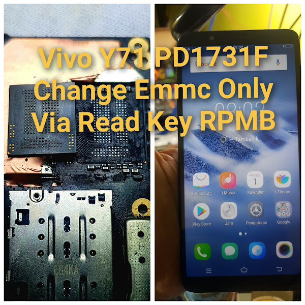 Firmware Vivo Y71 PD1731F TESTED Change Emmc Read Key RPMB✅️